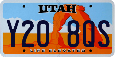 UT license plate Y208QS