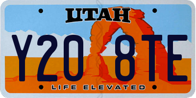 UT license plate Y208TE