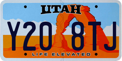 UT license plate Y208TJ