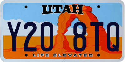 UT license plate Y208TQ