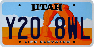 UT license plate Y208WL