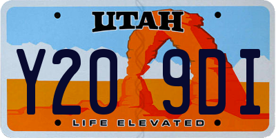 UT license plate Y209DI