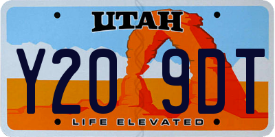 UT license plate Y209DT