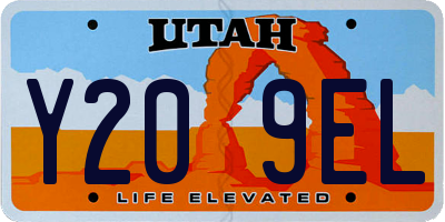 UT license plate Y209EL