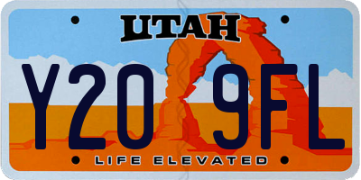 UT license plate Y209FL