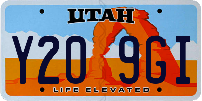 UT license plate Y209GI