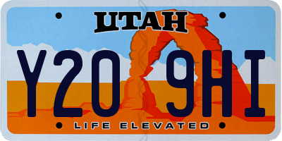 UT license plate Y209HI