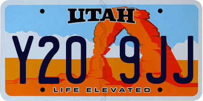 UT license plate Y209JJ