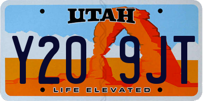 UT license plate Y209JT