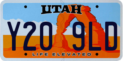 UT license plate Y209LD