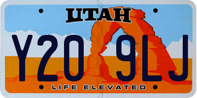 UT license plate Y209LJ