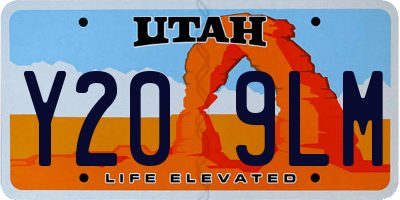 UT license plate Y209LM