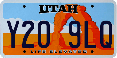 UT license plate Y209LQ