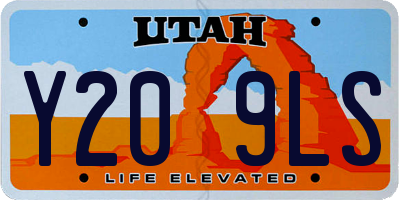 UT license plate Y209LS