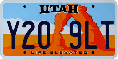 UT license plate Y209LT