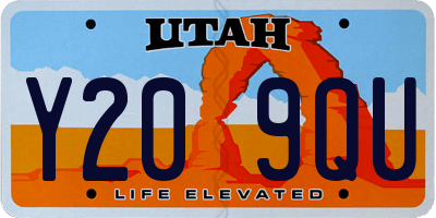 UT license plate Y209QU