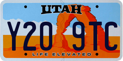 UT license plate Y209TC