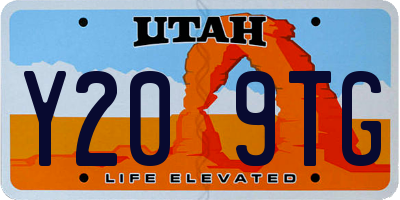 UT license plate Y209TG