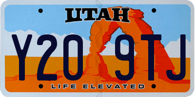 UT license plate Y209TJ