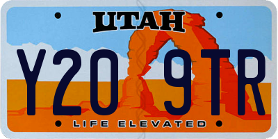 UT license plate Y209TR