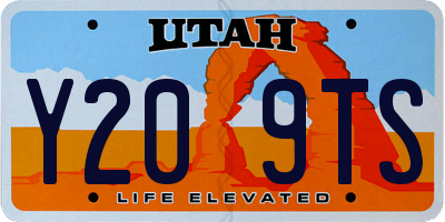 UT license plate Y209TS