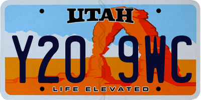 UT license plate Y209WC