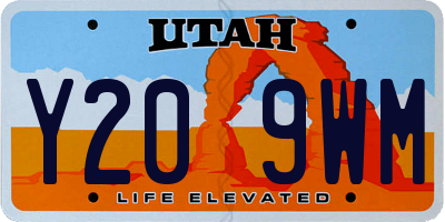 UT license plate Y209WM
