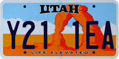 UT license plate Y211EA