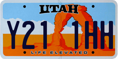 UT license plate Y211HH