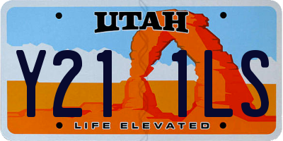 UT license plate Y211LS