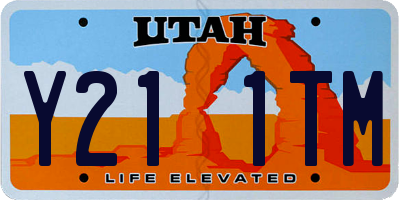 UT license plate Y211TM