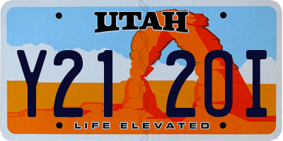 UT license plate Y212OI
