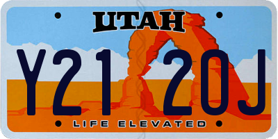 UT license plate Y212OJ