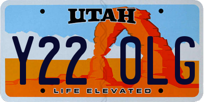UT license plate Y220LG