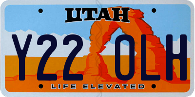 UT license plate Y220LH