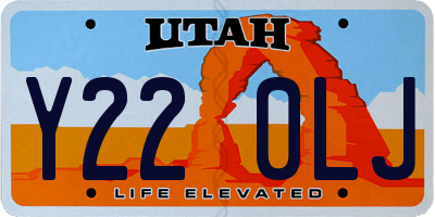 UT license plate Y220LJ