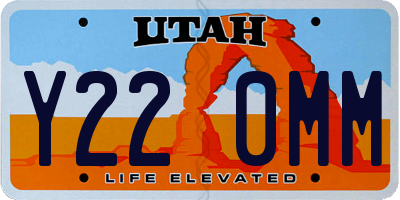 UT license plate Y220MM