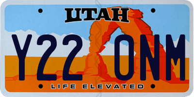 UT license plate Y220NM