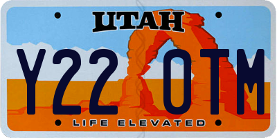 UT license plate Y220TM