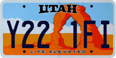 UT license plate Y221FI