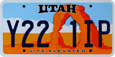 UT license plate Y221IP