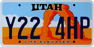 UT license plate Y224HP