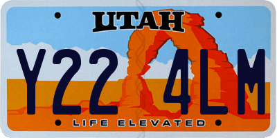 UT license plate Y224LM