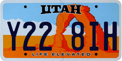 UT license plate Y228IH