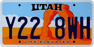 UT license plate Y228WH