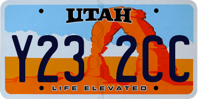 UT license plate Y232CC