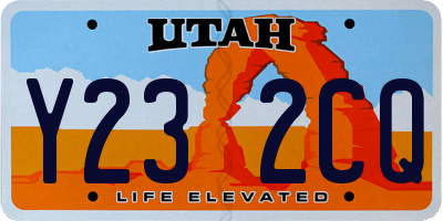UT license plate Y232CQ