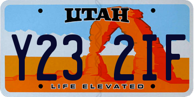 UT license plate Y232IF