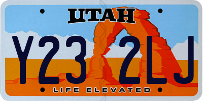 UT license plate Y232LJ
