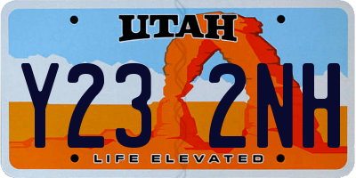 UT license plate Y232NH